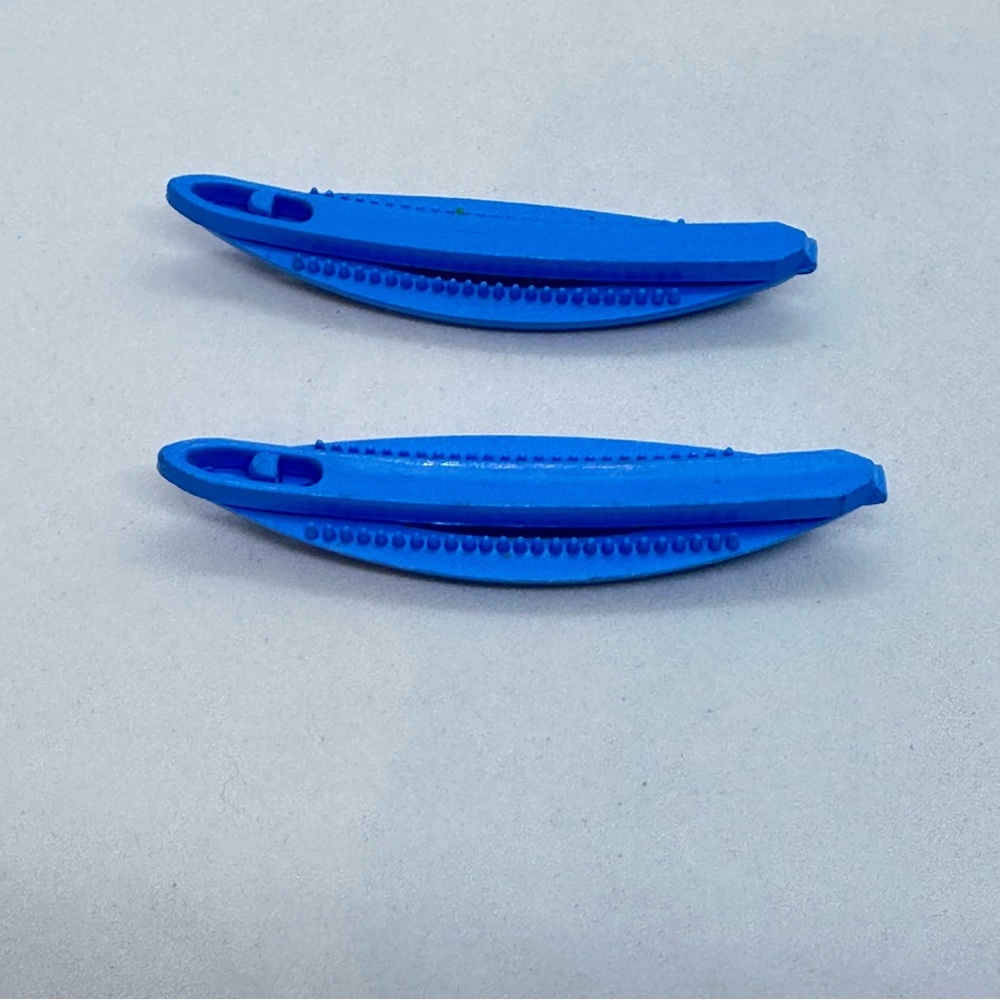 Vintage 4 Pairs 1980's Snap Back Plastic Girls' Hair Barrettes Unbranded Retro - Picture 6 of 14